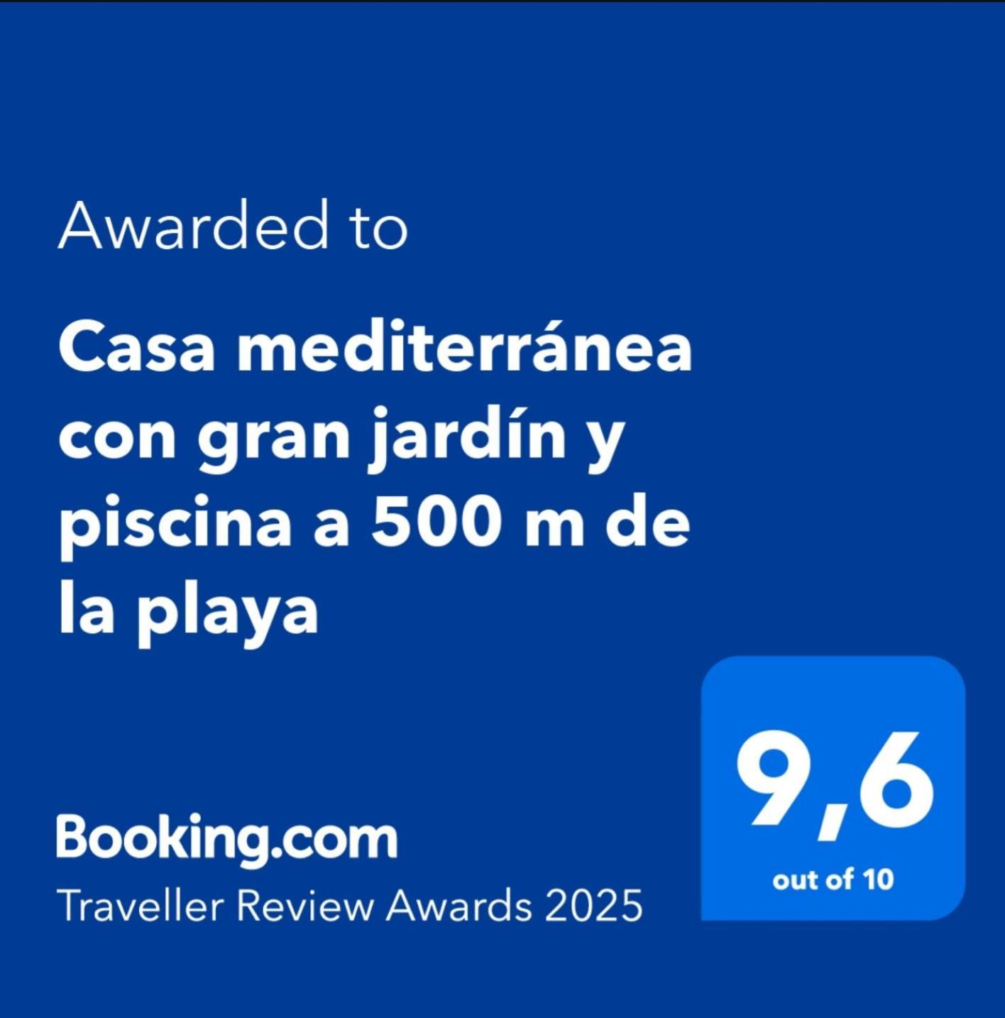 Casa Mediterranea Con Gran Jardin Y Piscina A 500 M De La Playa Roda de Bera Exterior photo